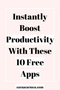 Instantly boost productivity with these # apps